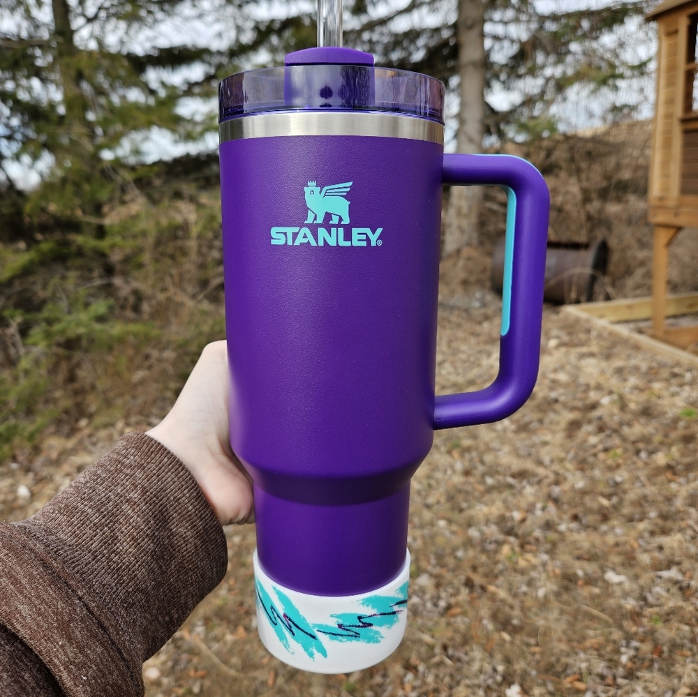 Stanley 40 Oz Ounce Stainless Steel Tumbler Deep Purple